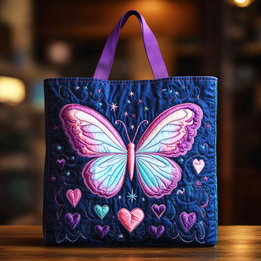 Butterfly Magic CW1401031CL Quiltet Tote Bag