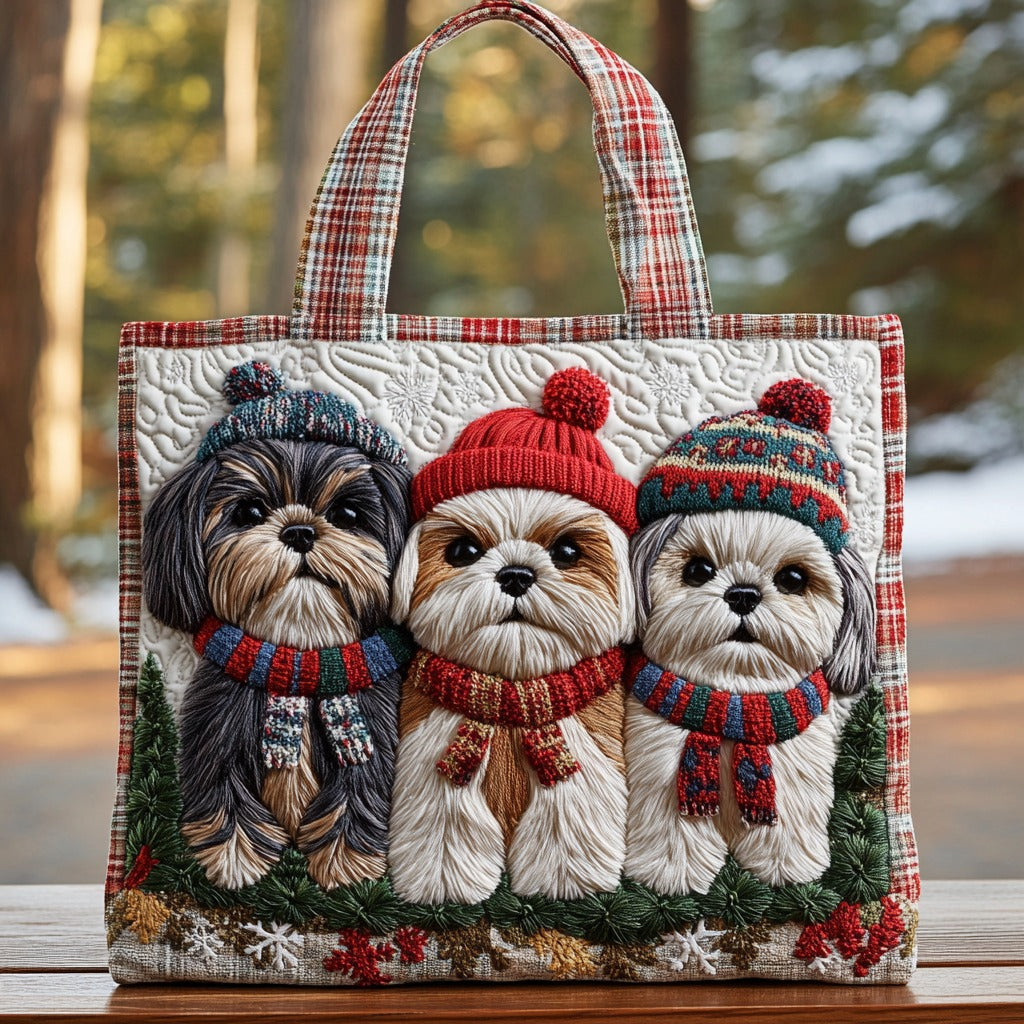 Jingle Paws XR3010012CL Quiltet Tote Bag