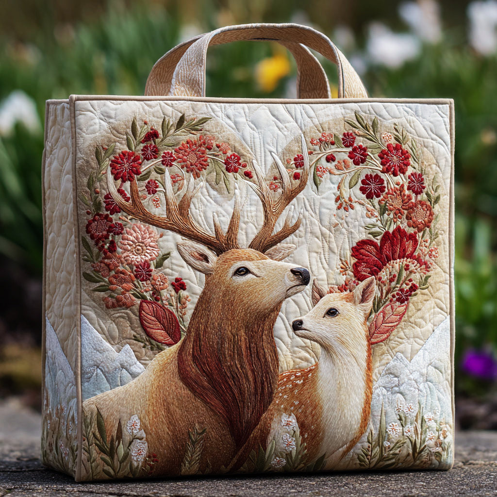 Skovdyr Kærlighed CW0801024CL Quiltet Tote Taske