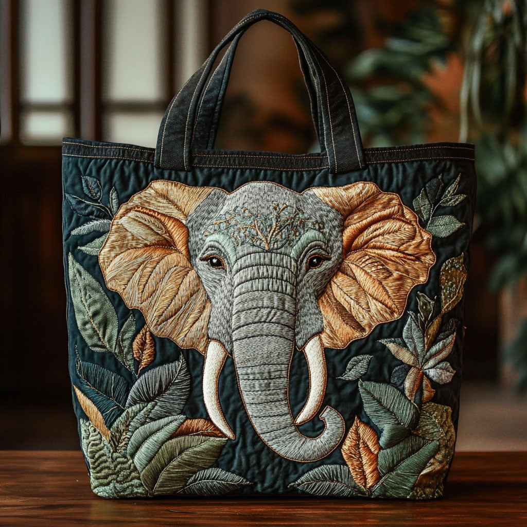 Elefant Skov CW1201079CL Quiltet Tote Taske
