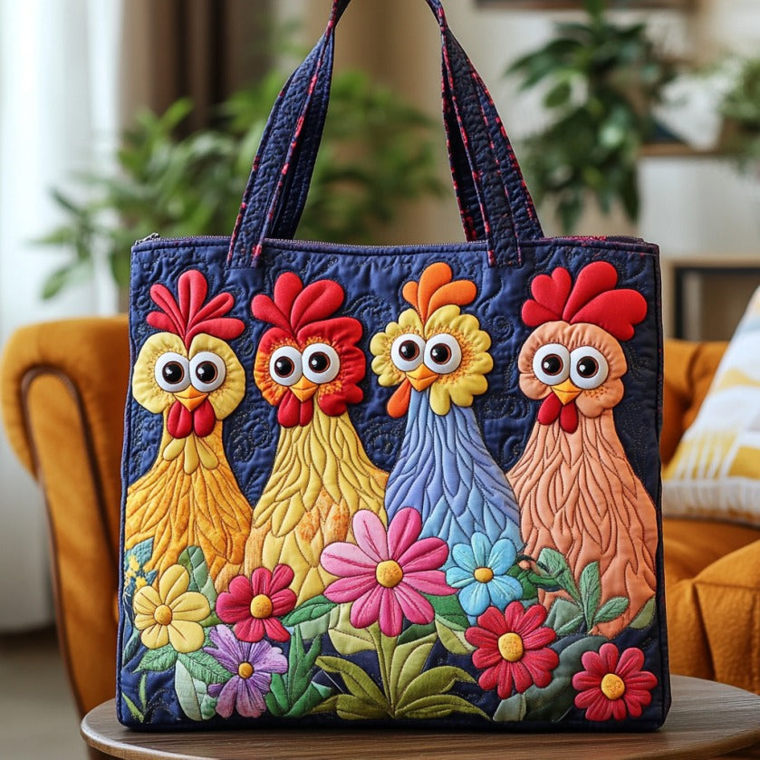 Sjove Kyllinger XR2708018CL Vatteret Tote Bag