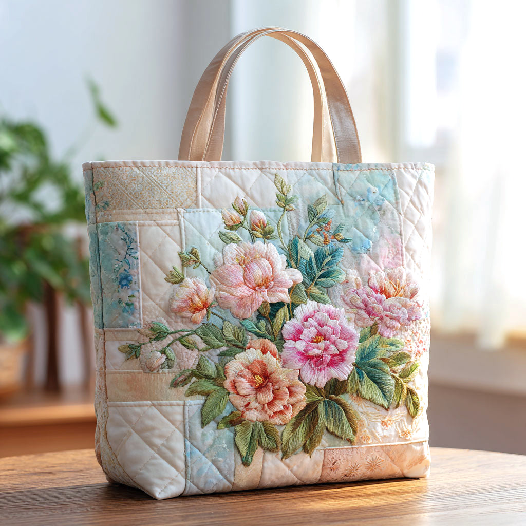 Blomsterbloom CW1301014CL Quiltet Tote Bag
