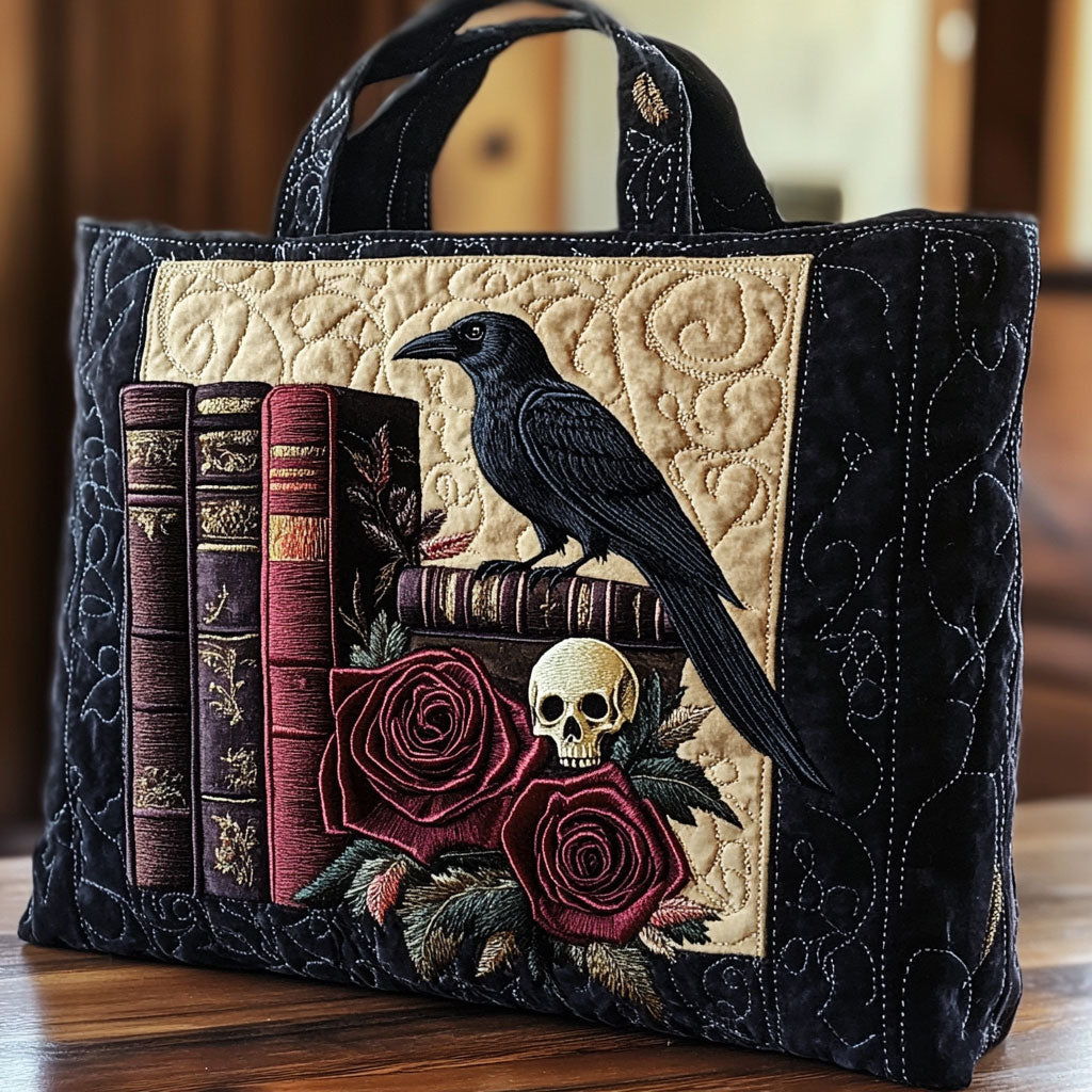 Crimson Raven CW0901002CL Quiltet Tote Bag