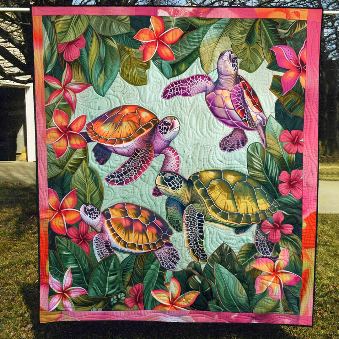 Oceanic Journey Kunst Quilt Vægophæng NCU0TL907