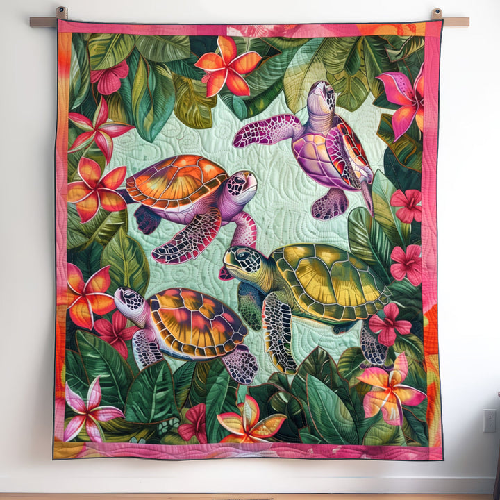 Oceanic Journey Kunst Quilt Vægophæng NCU0TL907