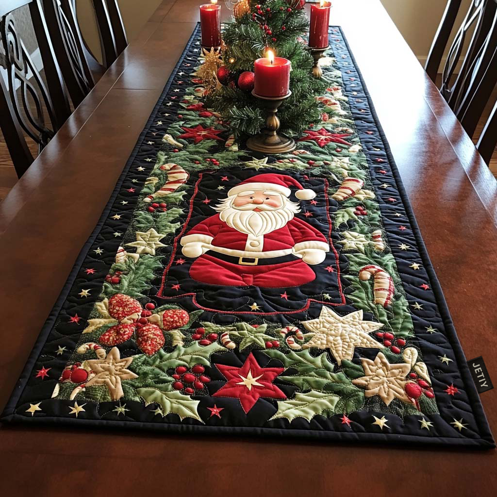 Arctic Glow Quiltet Bordløber NCU0NT634