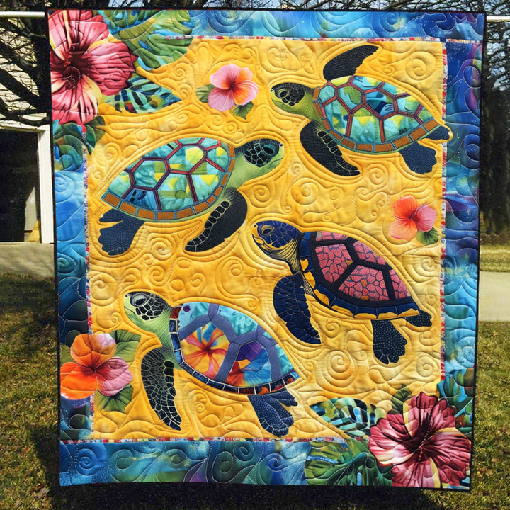 Aqua Adventure Kunst Quilt Ophæng NCU0TL908