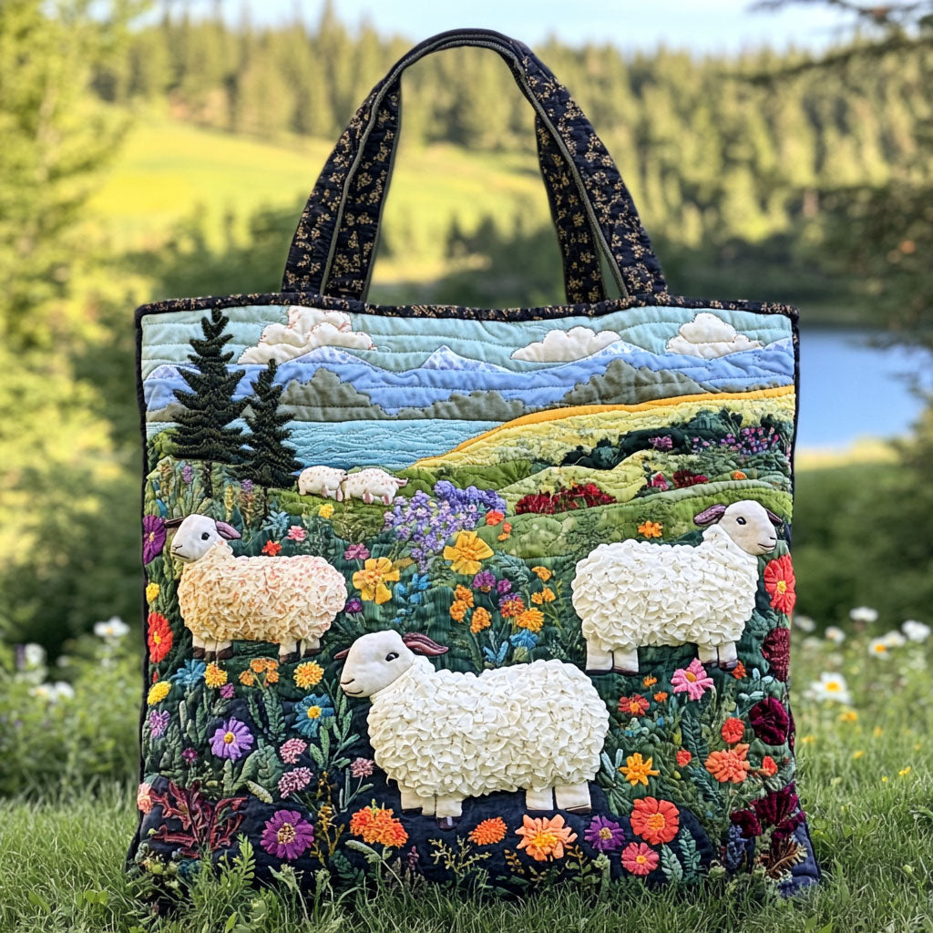 Engsø Sheep WN0801052CL Quilted Tote Bag