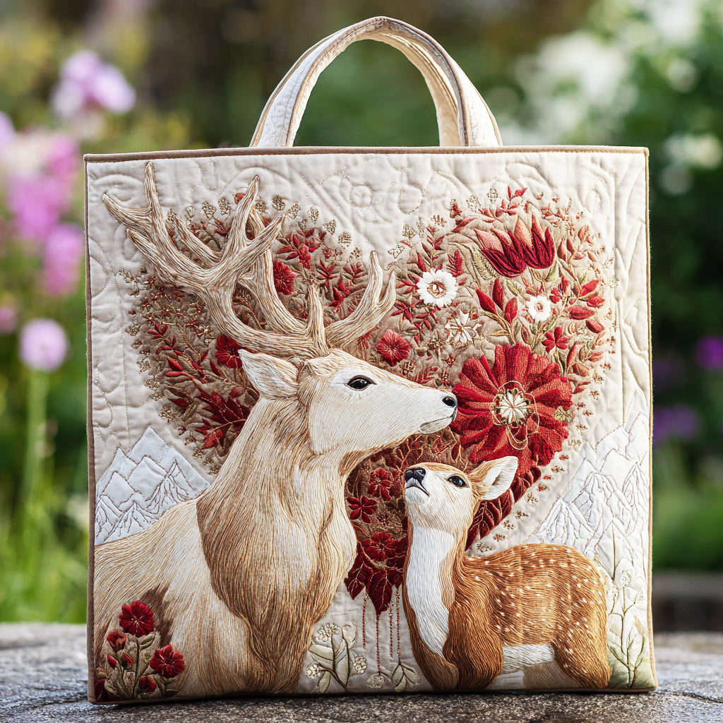Blid Hjort CW0801006CL Quilted Tote Bag