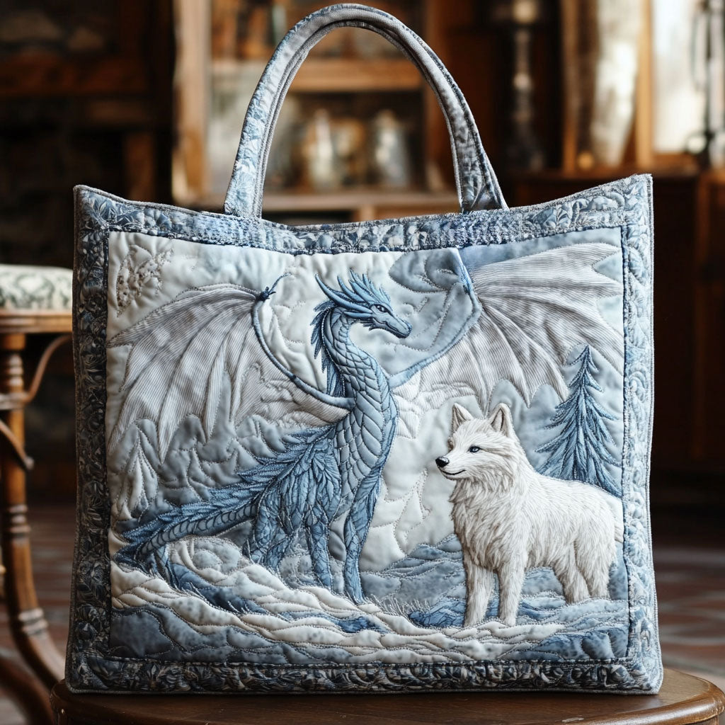 Måneskinsdrage WN0701067CL Quilted Tote Bag
