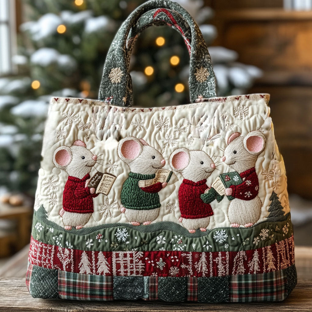 Vinter Strikkemus WN1311117CL Quilted Tote Bag