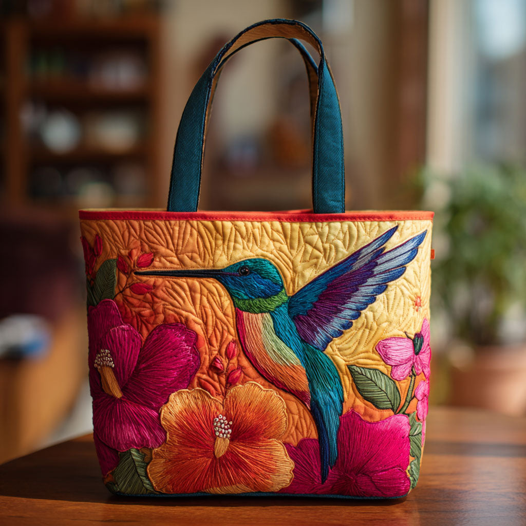 Hibiscus Kolibrie CW2209024CL Quiltet Tote Bag