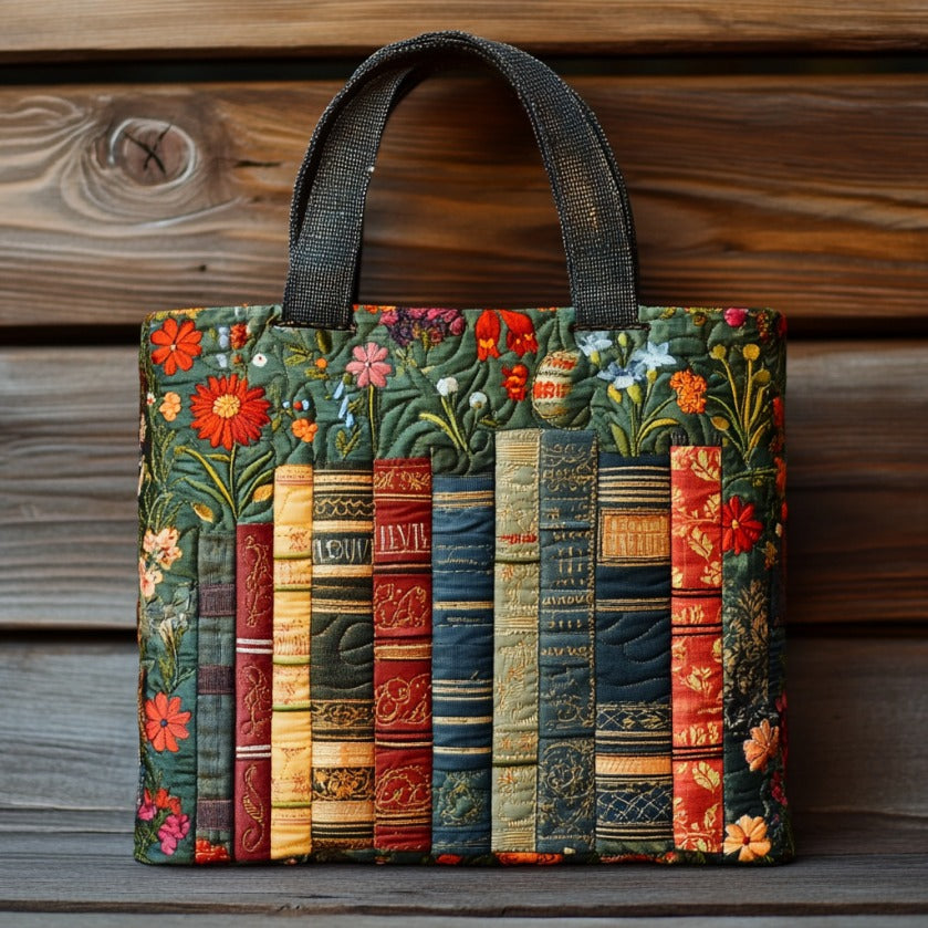 Love Books XR2709023CL Quiltet Tote Bag