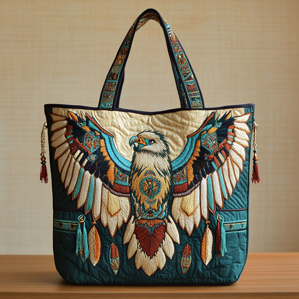Native Eagle CW0901010CL Quiltet Tote Bag