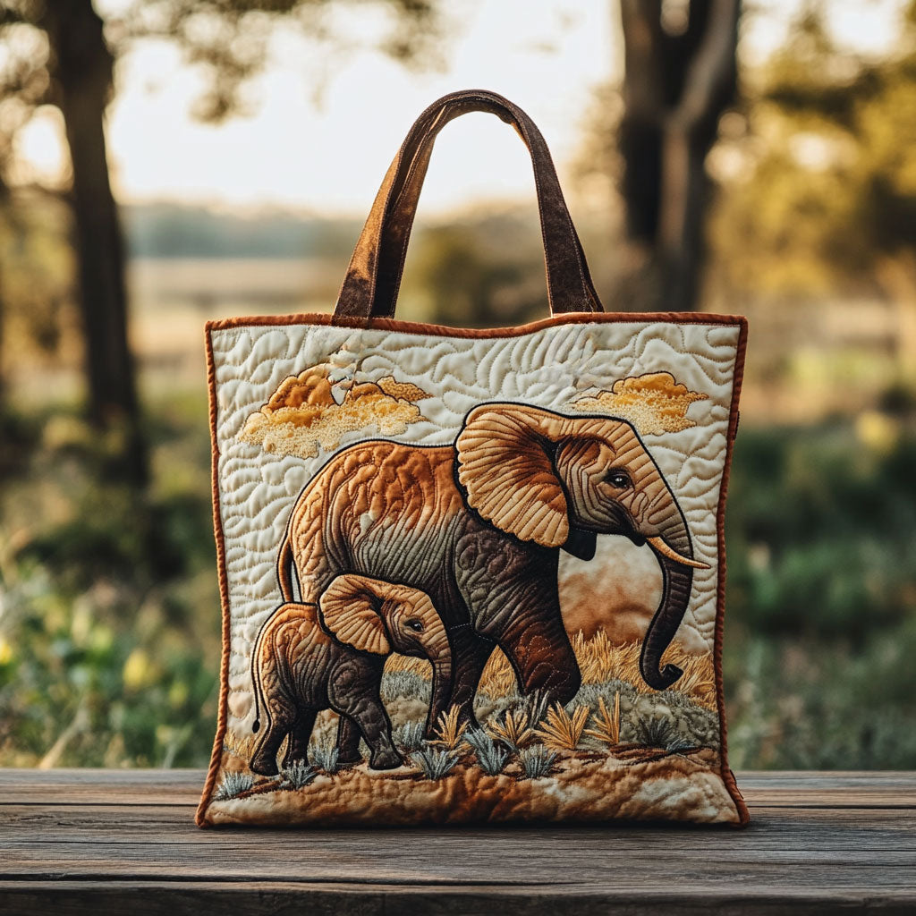 Fredfyldt Elefant Nest WN0910053CL Quilted Tote Bag