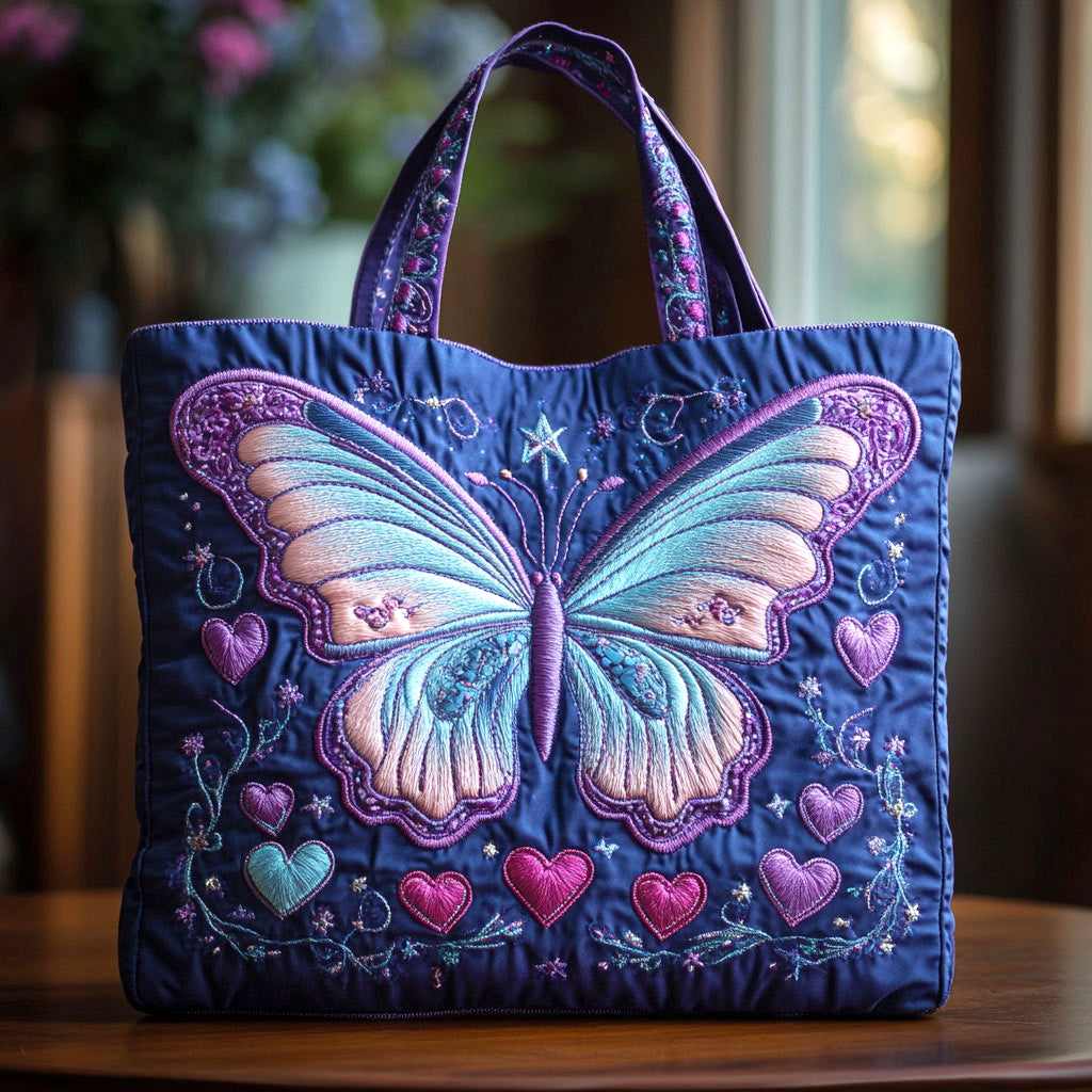 Butterfly Serenity CW1401032CL Quiltet Tote Bag
