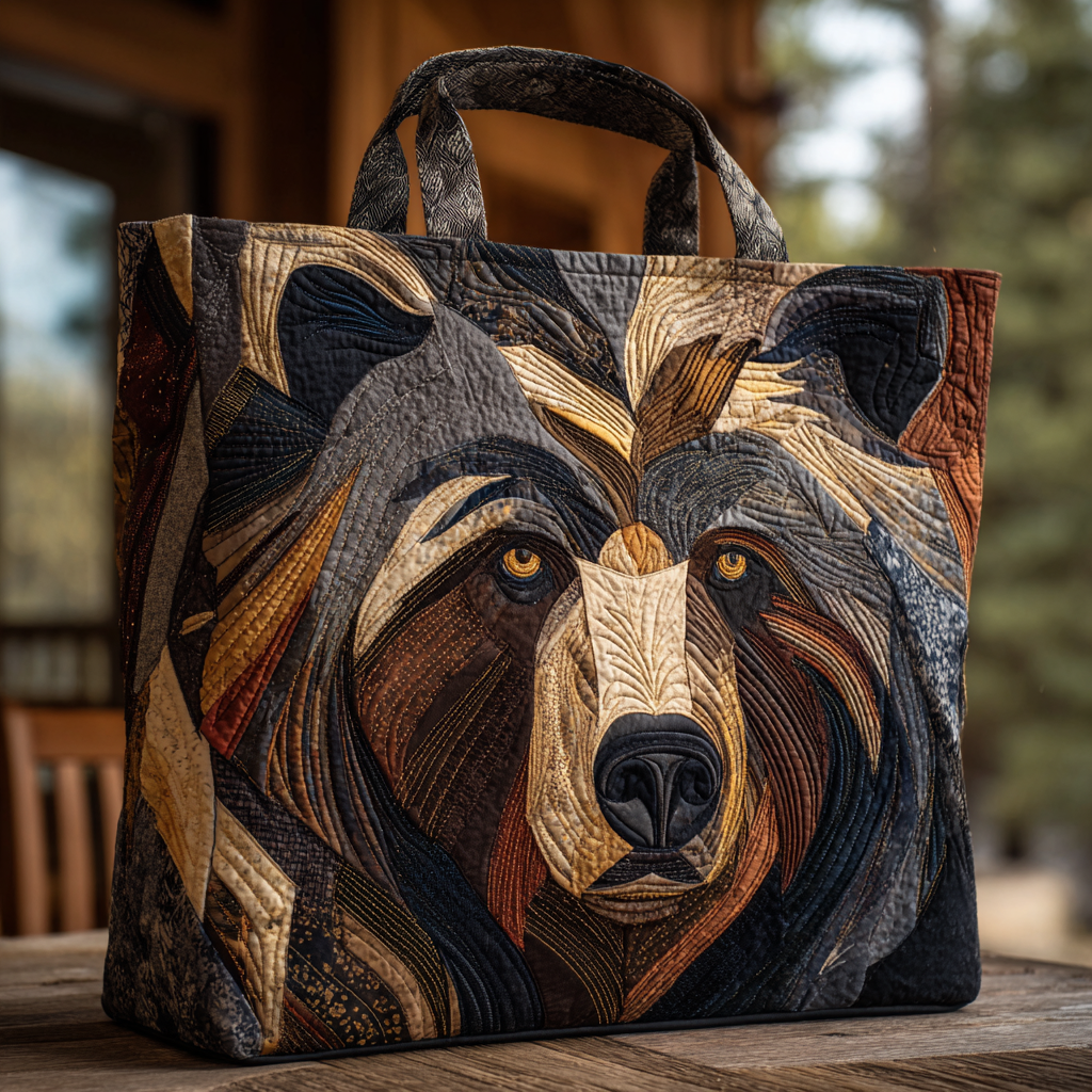 Stof Bjørn XR0601015CL Vatteret Tote Taske
