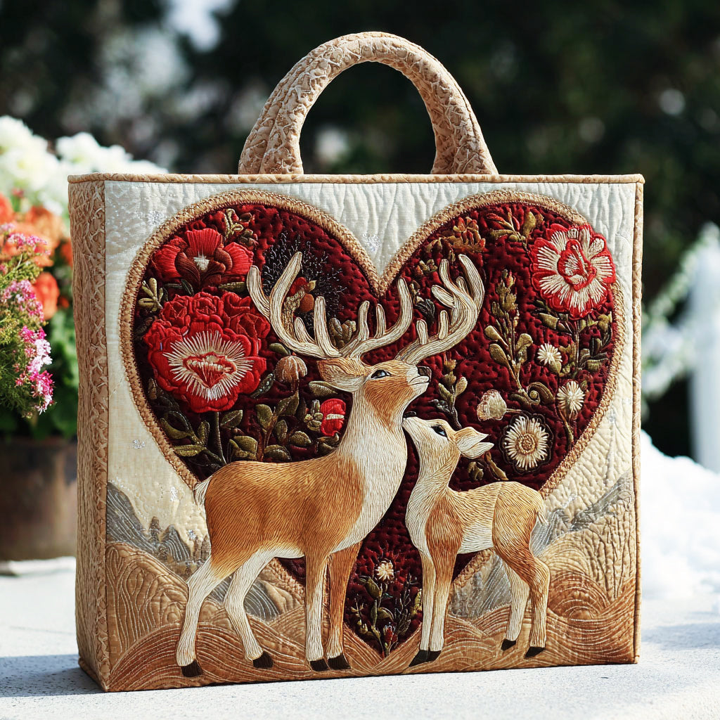 Skovhjort Kærlighed CW0801005CL Vatteret Tote Bag