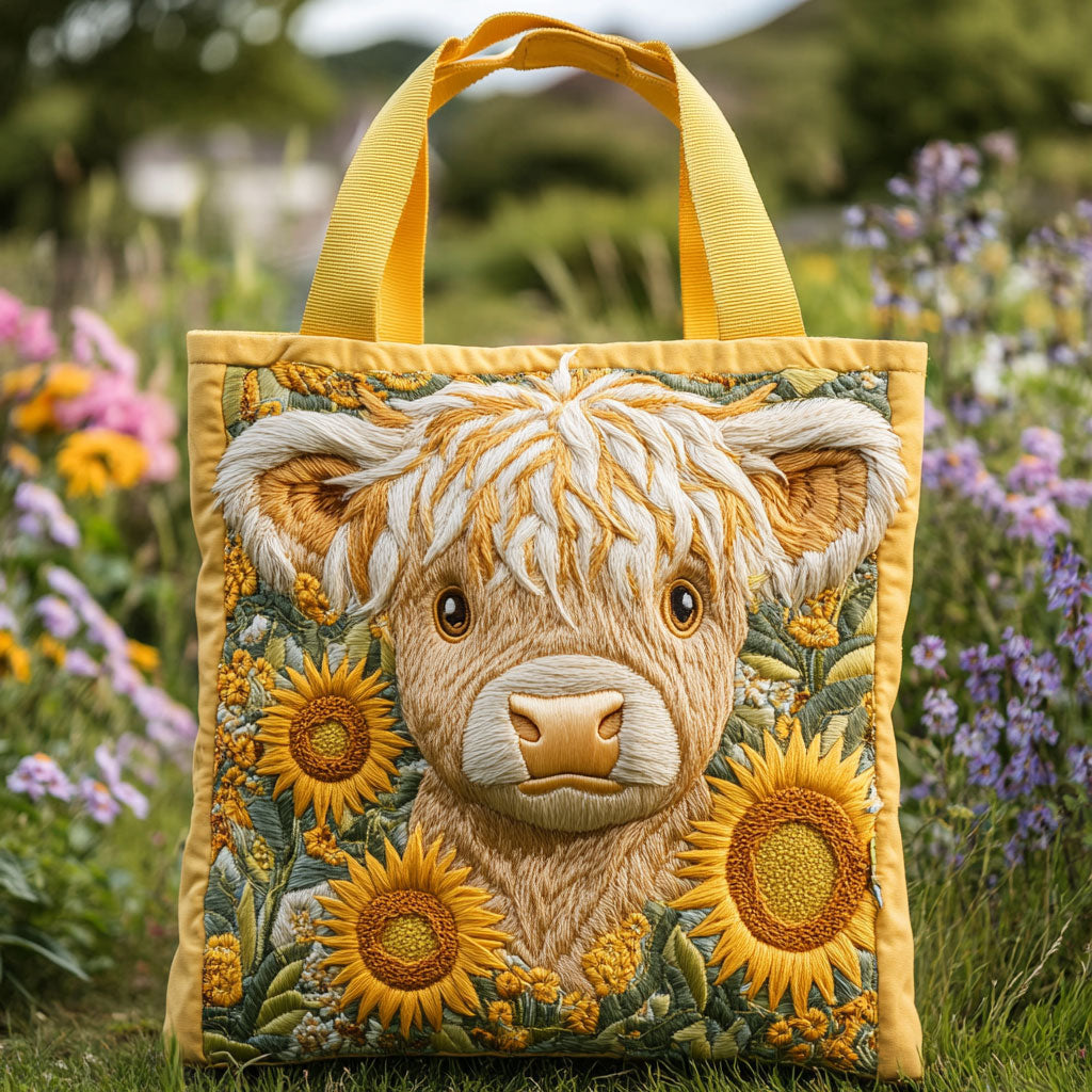Baby Cow Solsikke CW3009002CL Vatteret Tote Bag