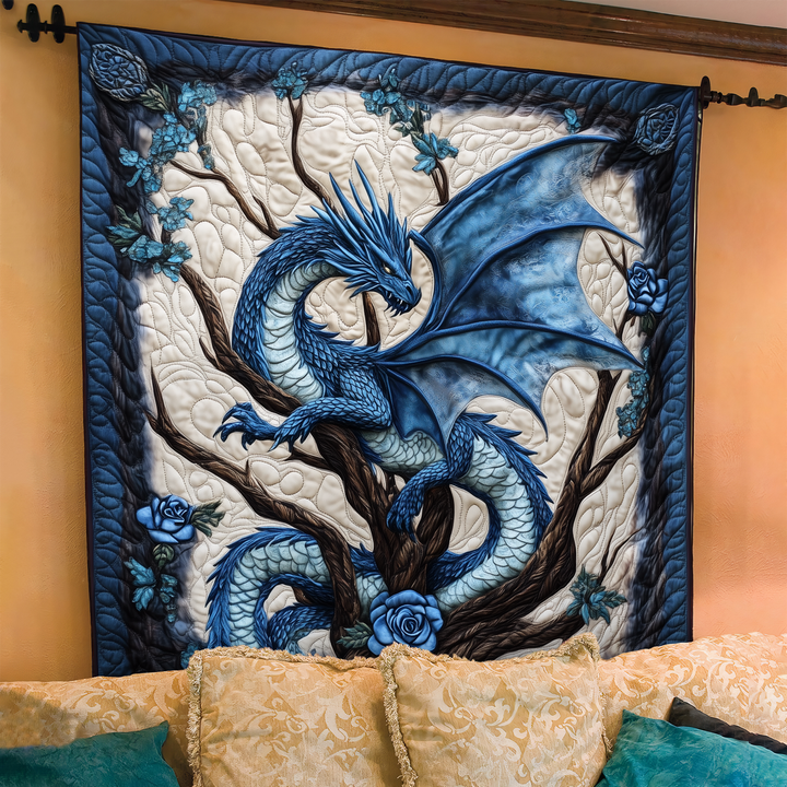 Rosefire Dragon Quiltet Tæppe NCU0DK854