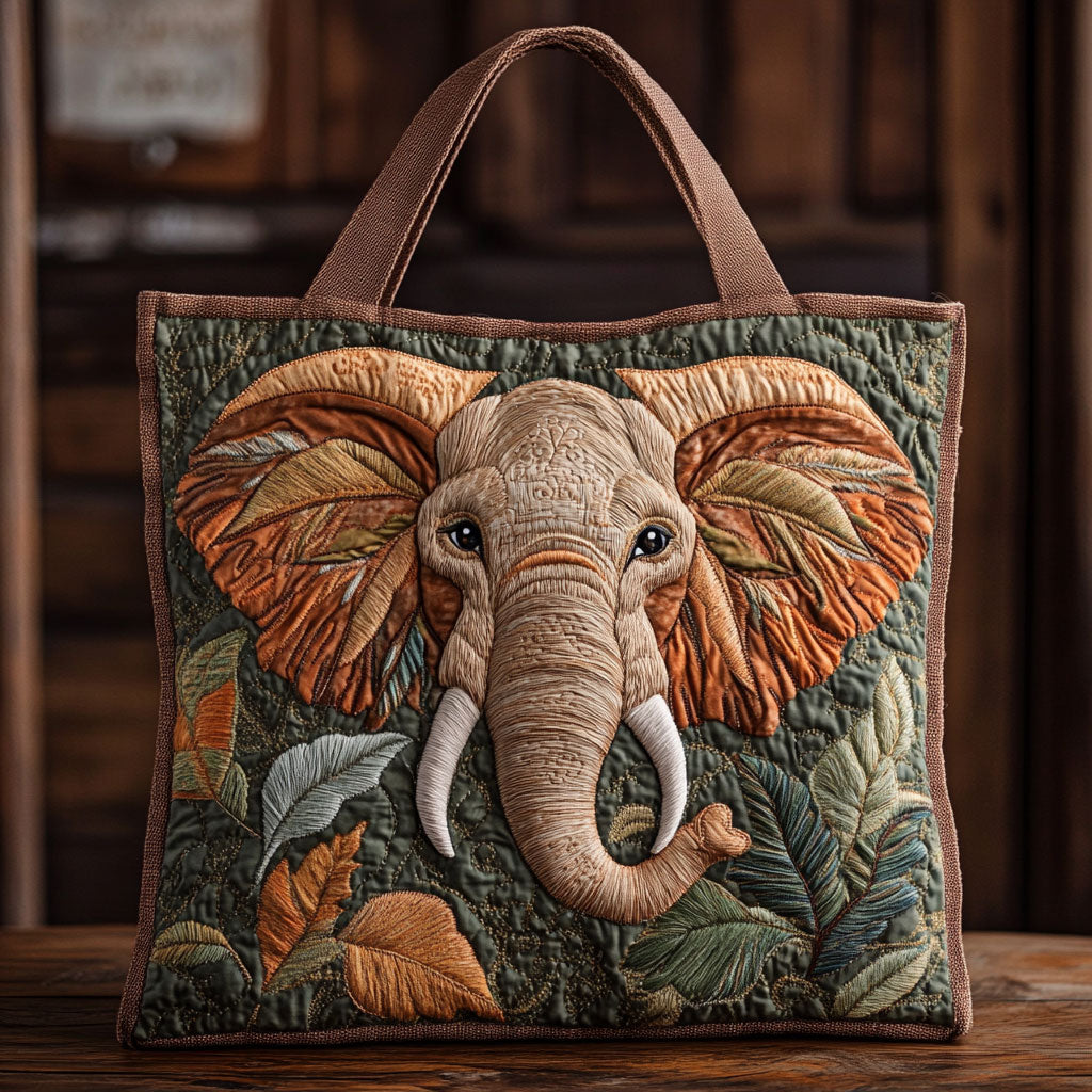 Charmerende Elefant CW1201076CL Quiltet Tote Bag