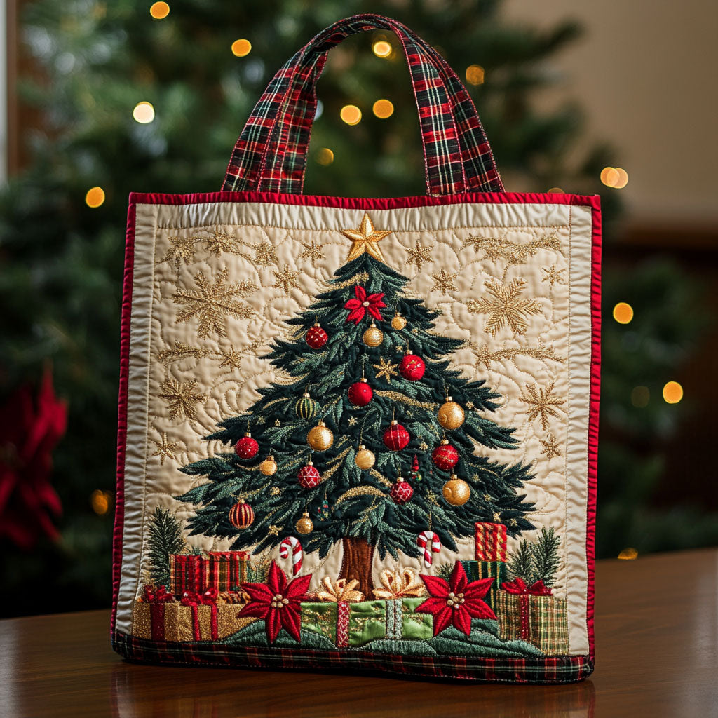 Varm Ferietræ CW1211086CL Quiltet Tote Bag