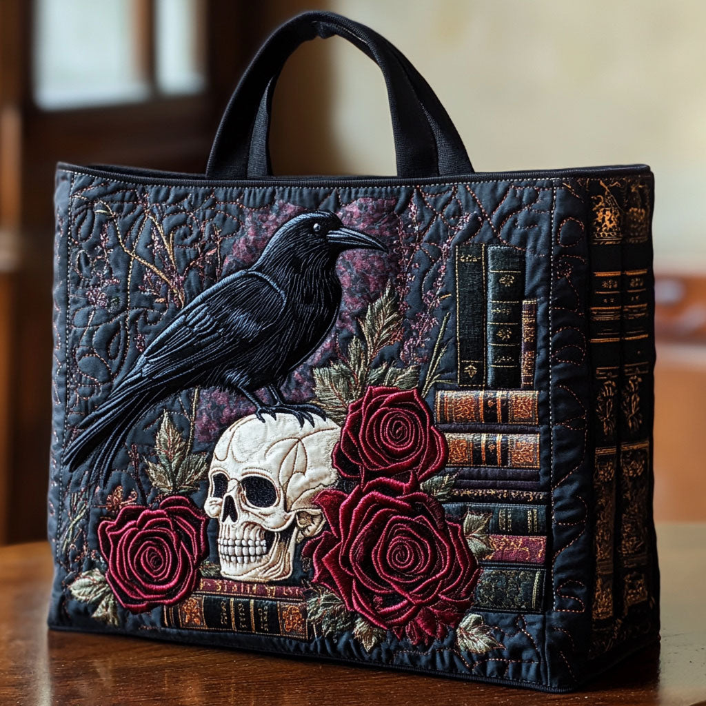 Mystic Raven CW0901007CL Quiltet Tote Bag