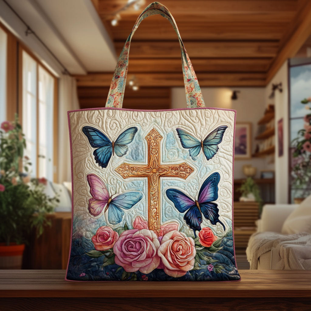 Butterfly Heaven KL2711017CL Quiltet Tote Bag