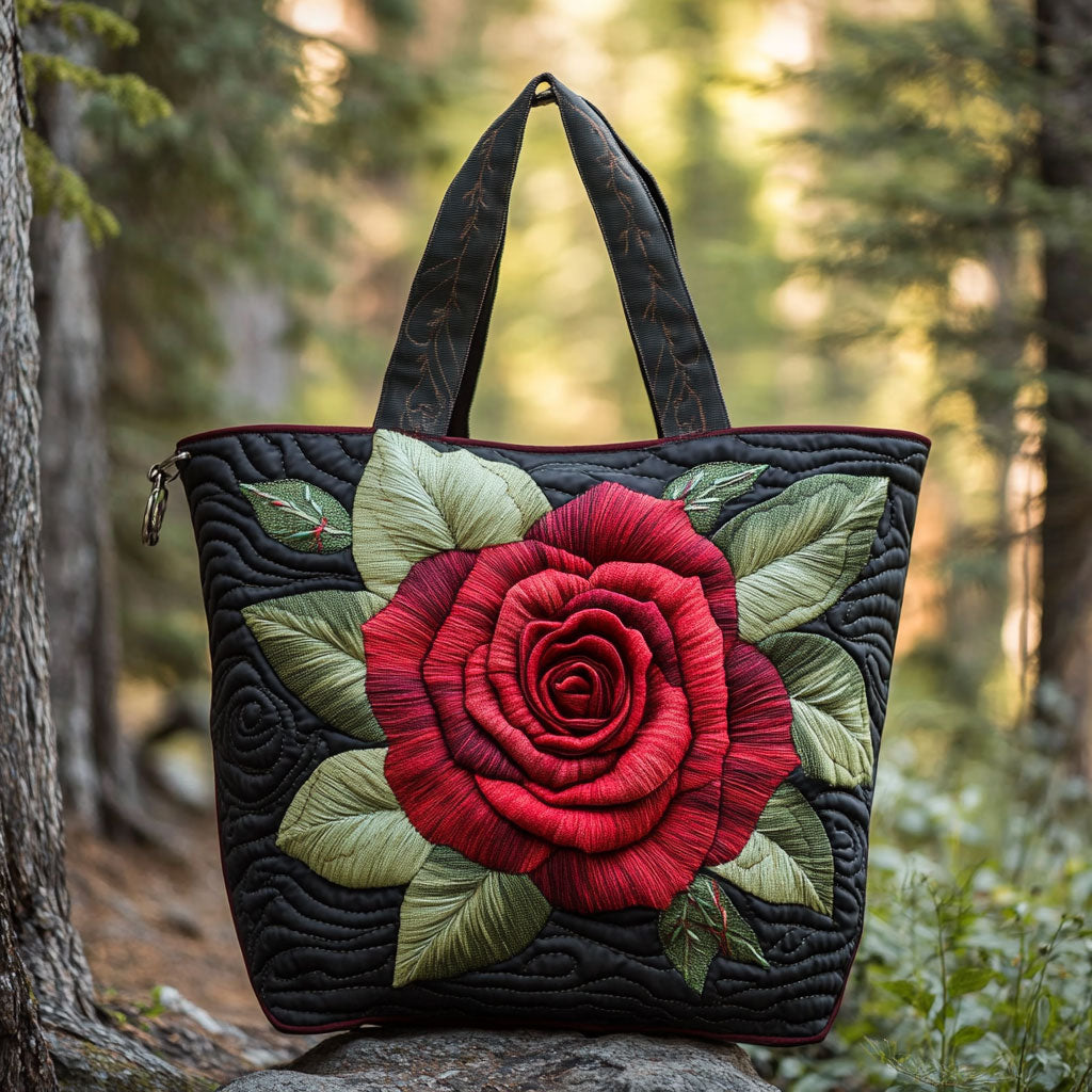 Elegant Rose WN2209024CL Quiltet Tote Bag