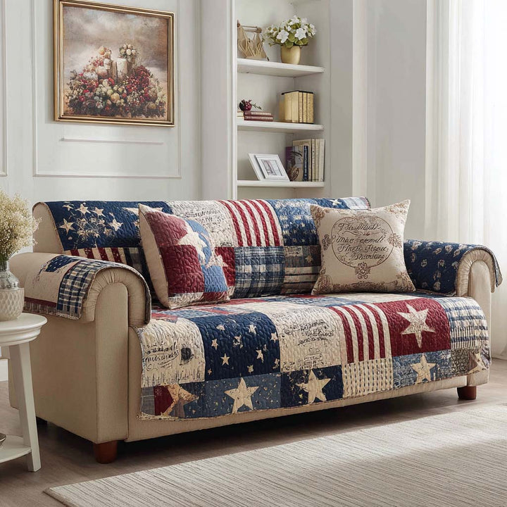 Americana Quiltet Sofa Betræk NCU0VT373