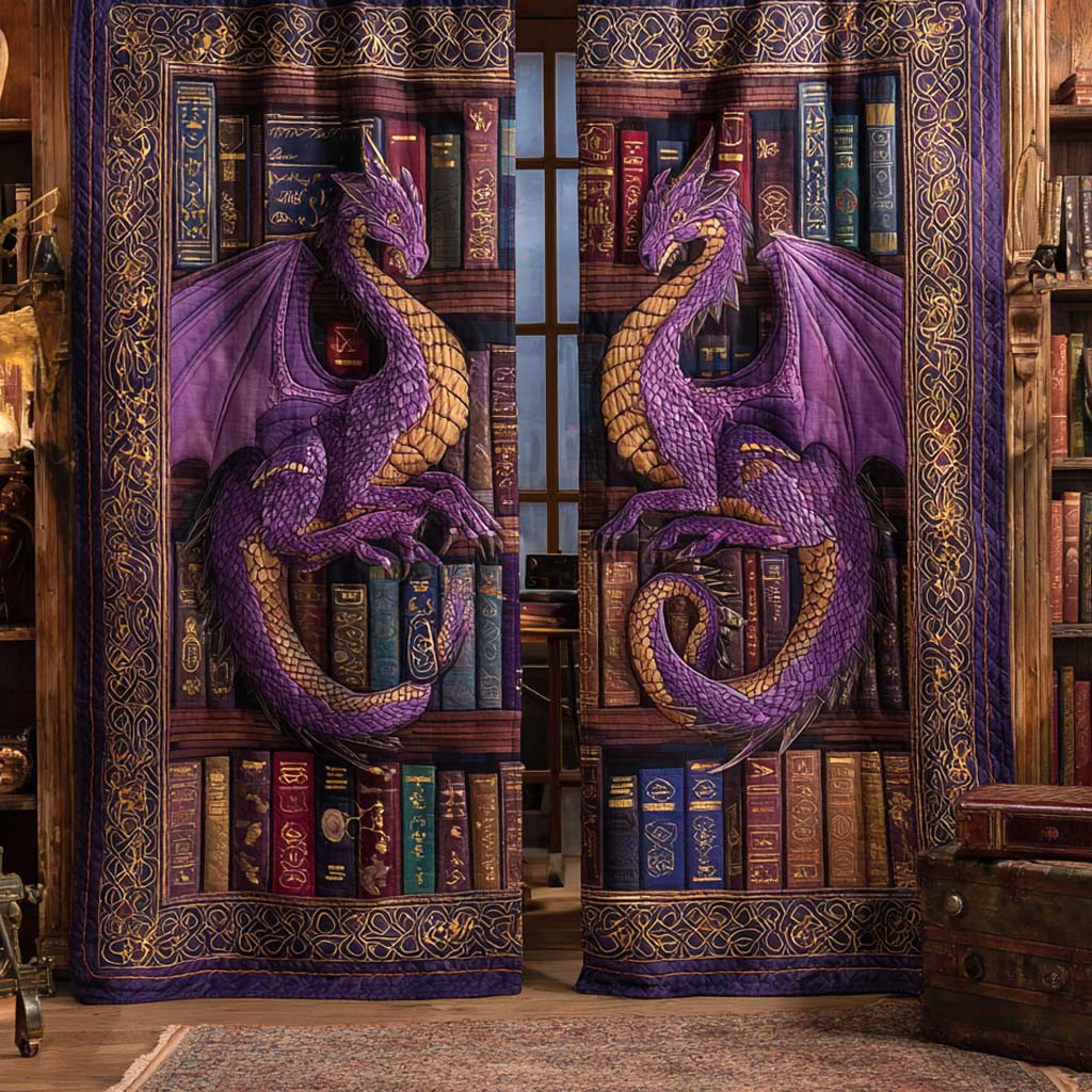 Amethyst Regal Dragons Quilted Gardiner NCU0XD2178