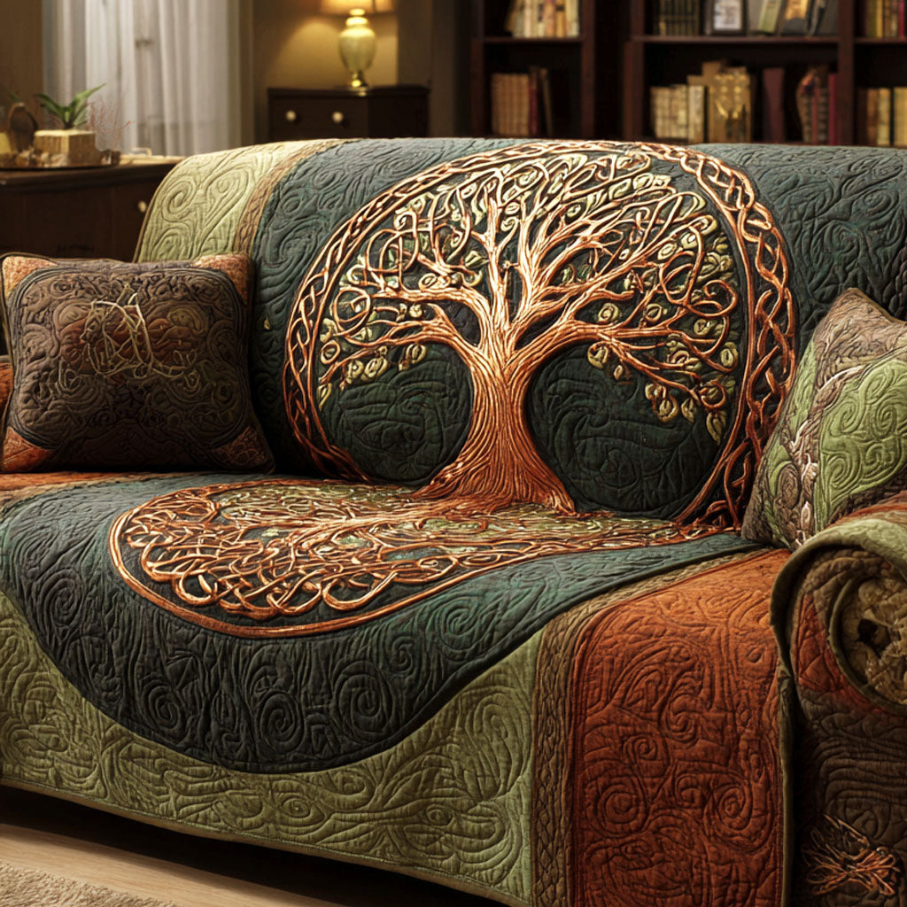 Antik Bloom Quiltet Sofa Dække NCU0TV578