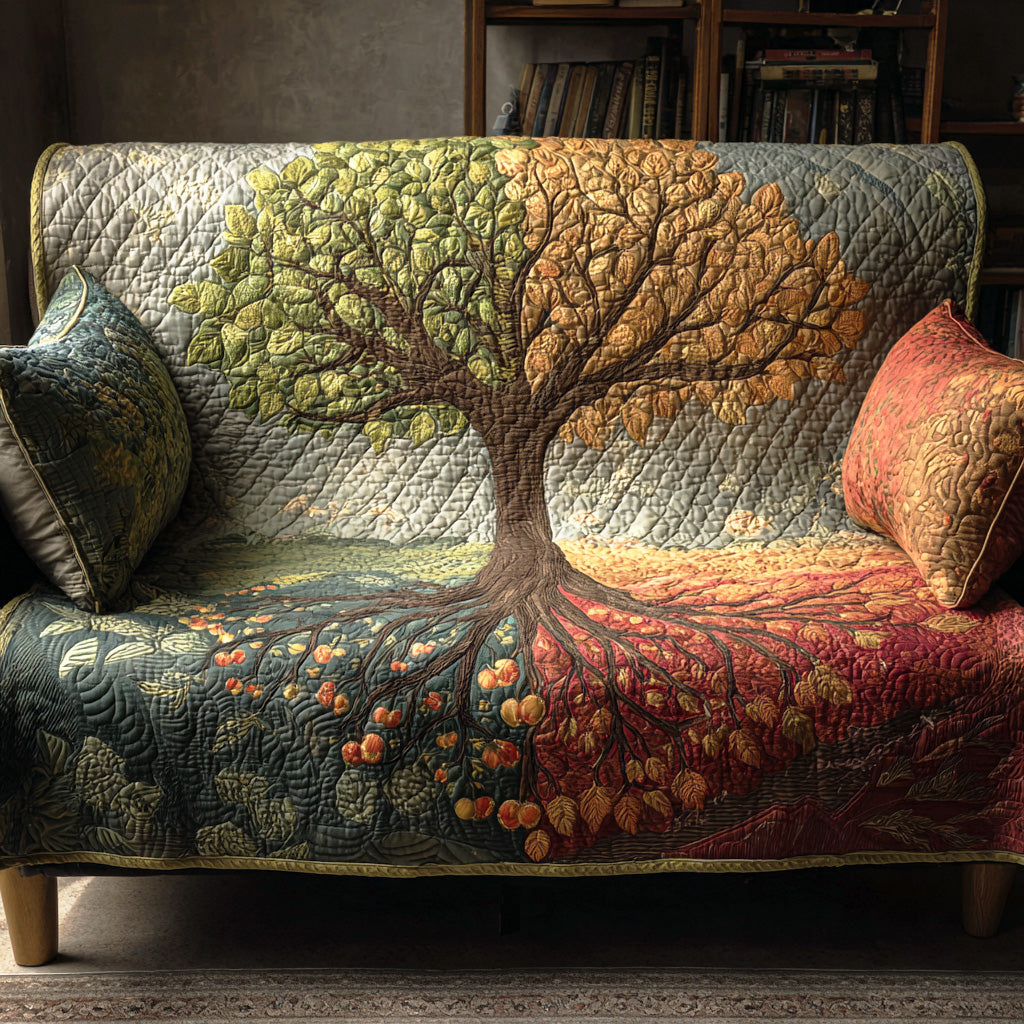 Livets Træ Quilted Sofa Betræk NCU0VT370
