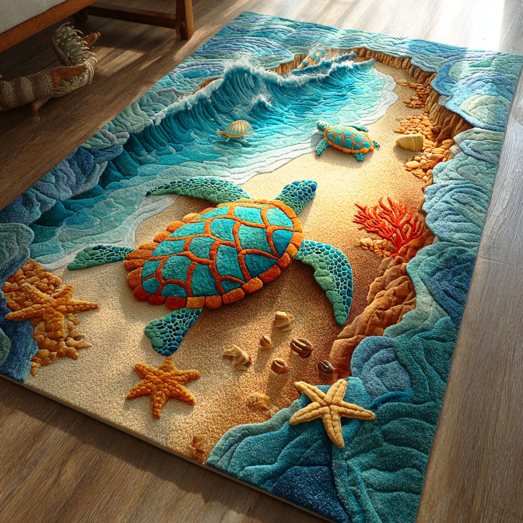 Aqua Dream Skildpadde Område Tæppe NCU0TD982