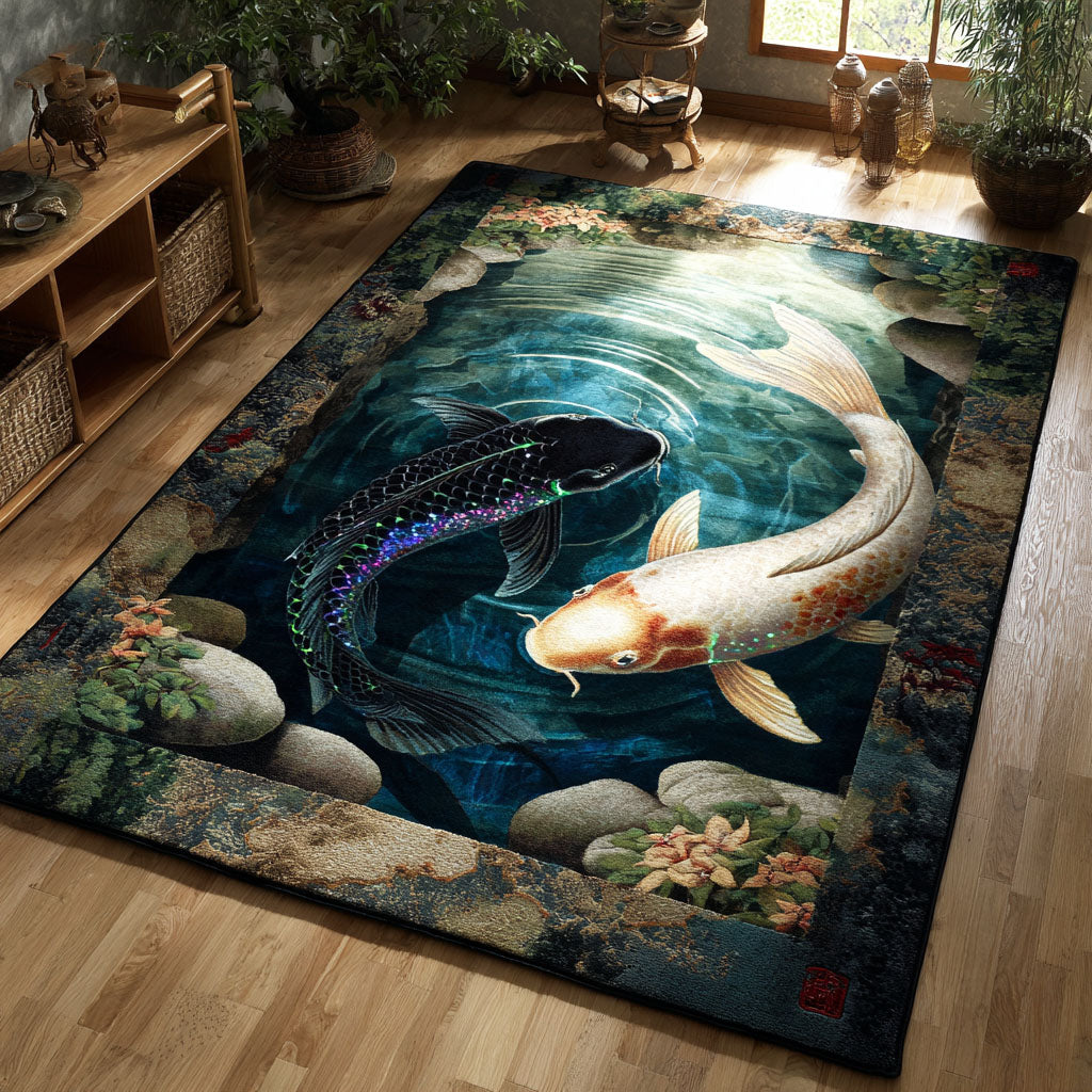 Aqua Koi Område Tæppe NCU0TD2550