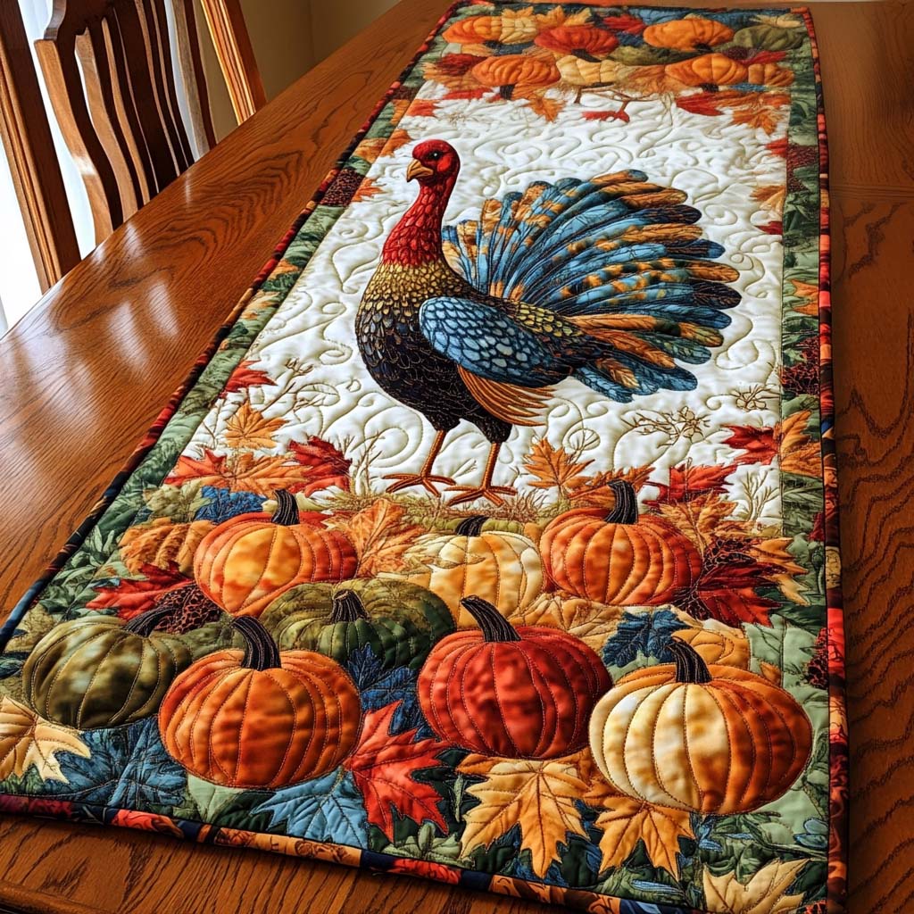 Efterårs Fest Quilted Bordløber NCU0NT1127