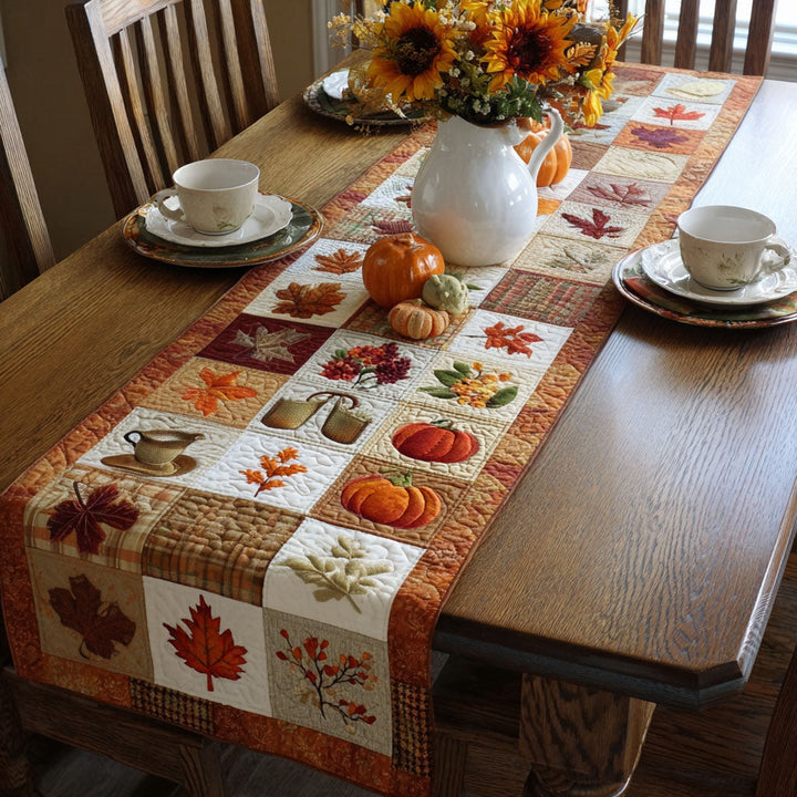 Efterårs Glade Quilted Bordløber NCU0PT7804