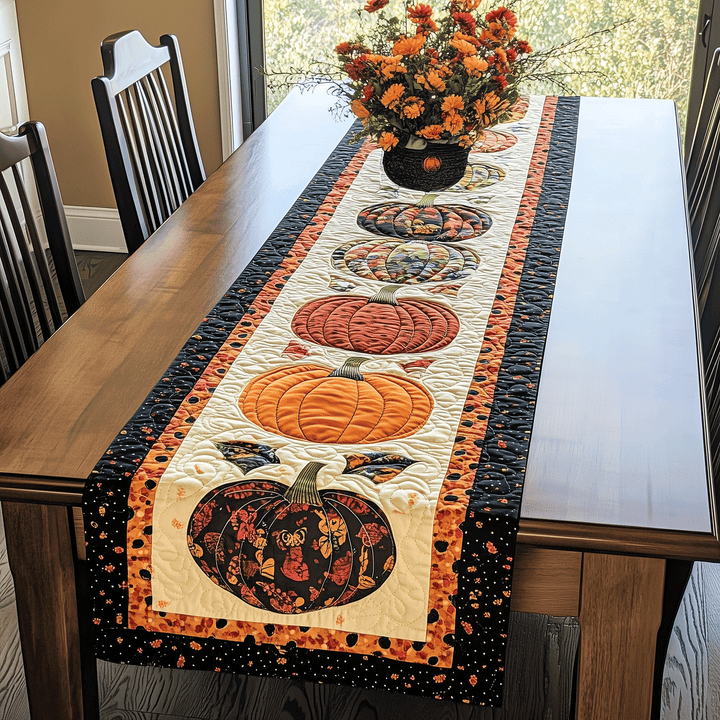 Efterårsgræskar Quilted Bordløber NCU0TH1771