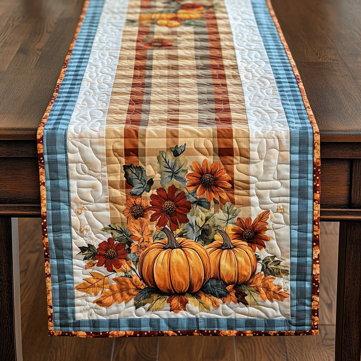 Efterårs Quilted Bordløber NCU0VT36