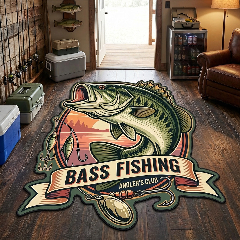 Bass Legacy Custom Shape Area Rug NCU0TV1862