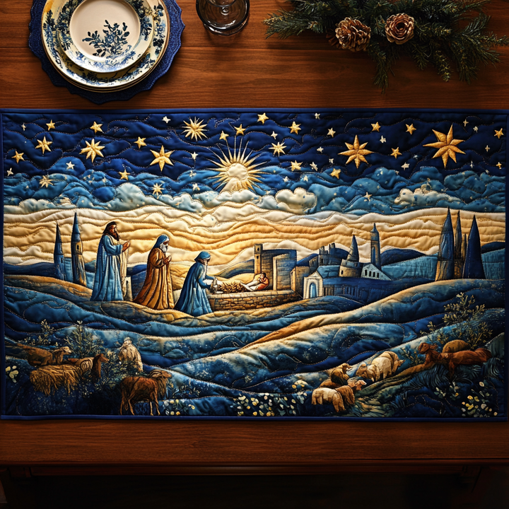 Skønheden i Betlehem Quilted Table Runner NCU0DV1181