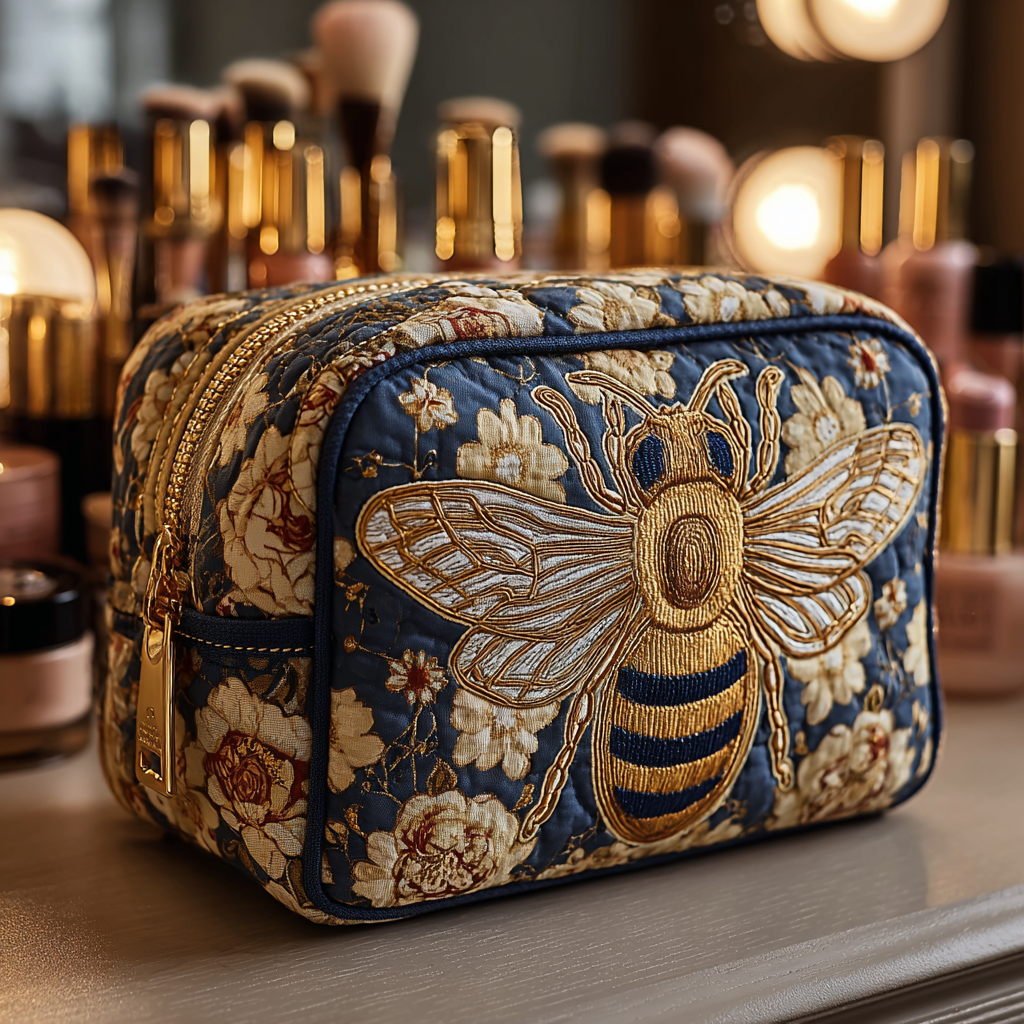 Bie Charm Quilted Makeup Bag NCU0DK10418