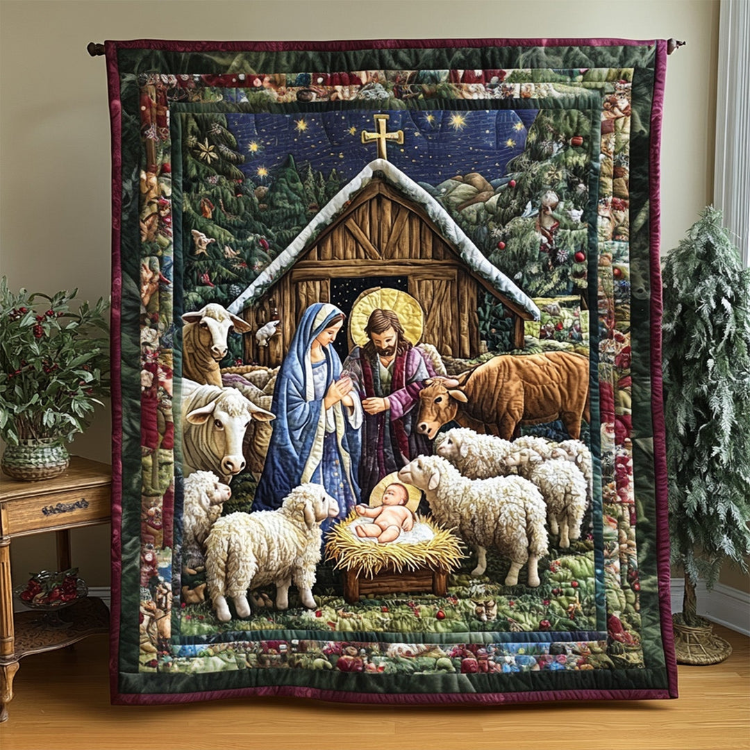 Bethlehem Aften Kunst Quilt Ophæng NCU0PT1211