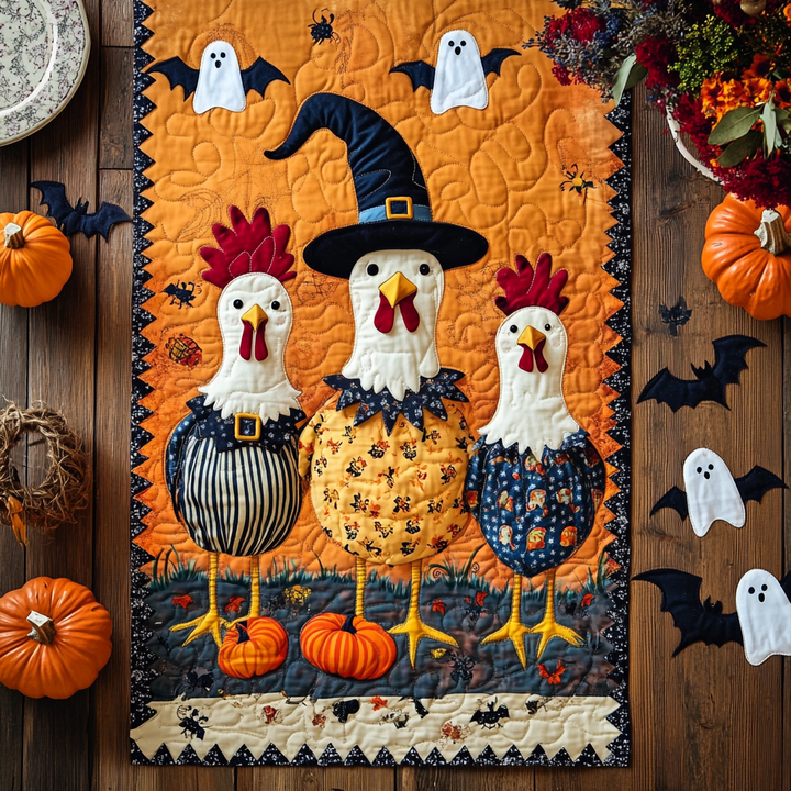 Halloween Quiltet Dækkeserviet NCU0VT35