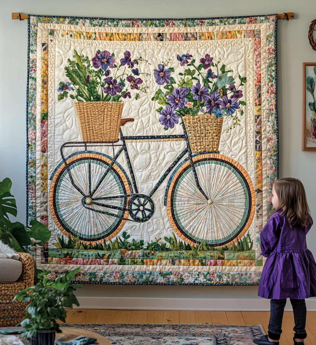 Blomstrende Hjul Kunst Quilt Ophæng NCU0PT816