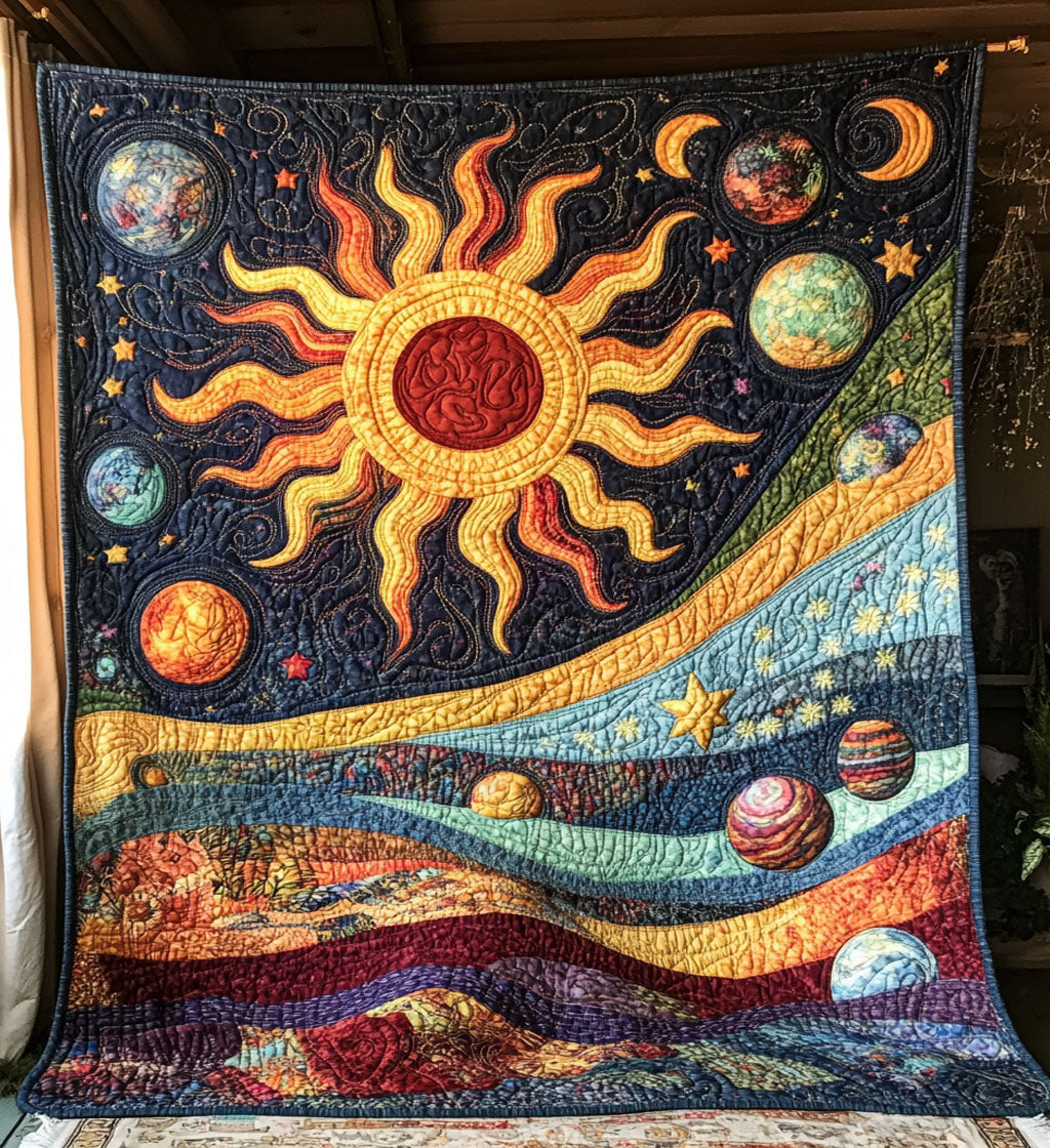 Boho Cosmic Serenity Quiltet Tæppe NCU0PT522