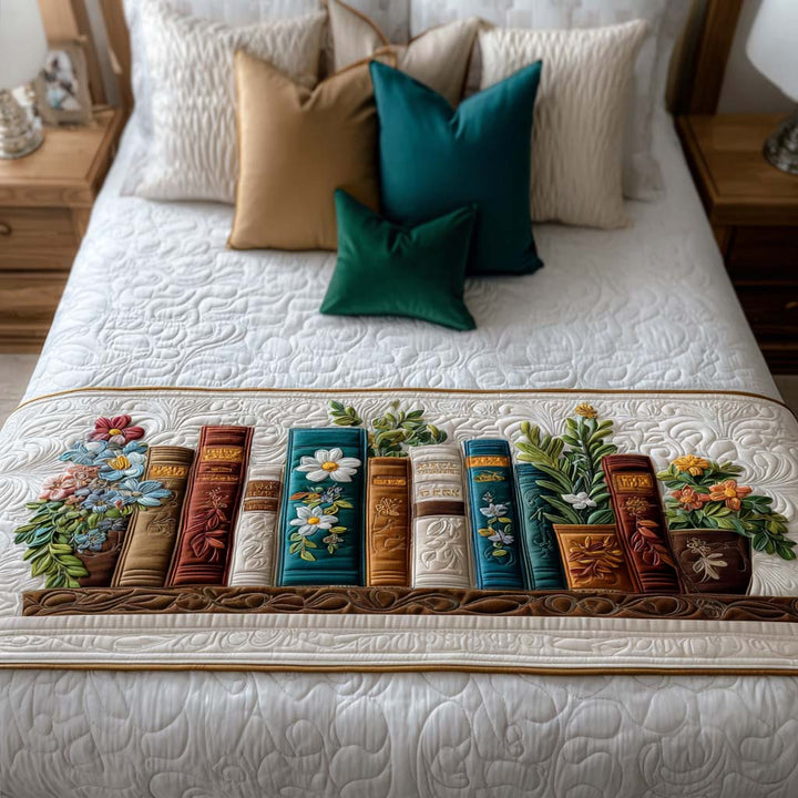 Bookish Dreams Quiltet Sengeløber NCU0NT9267