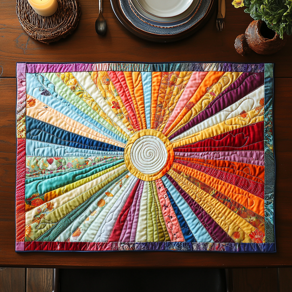Lysende Horisonter Quilted Bordskåner NCU0DV3317