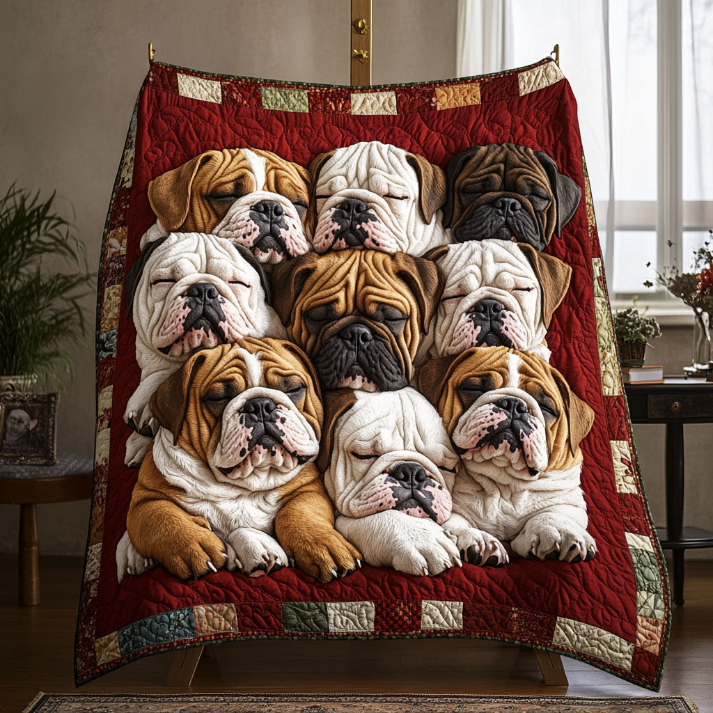 Bulldog Comfort Quiltet Tæppe NCU0PT2810