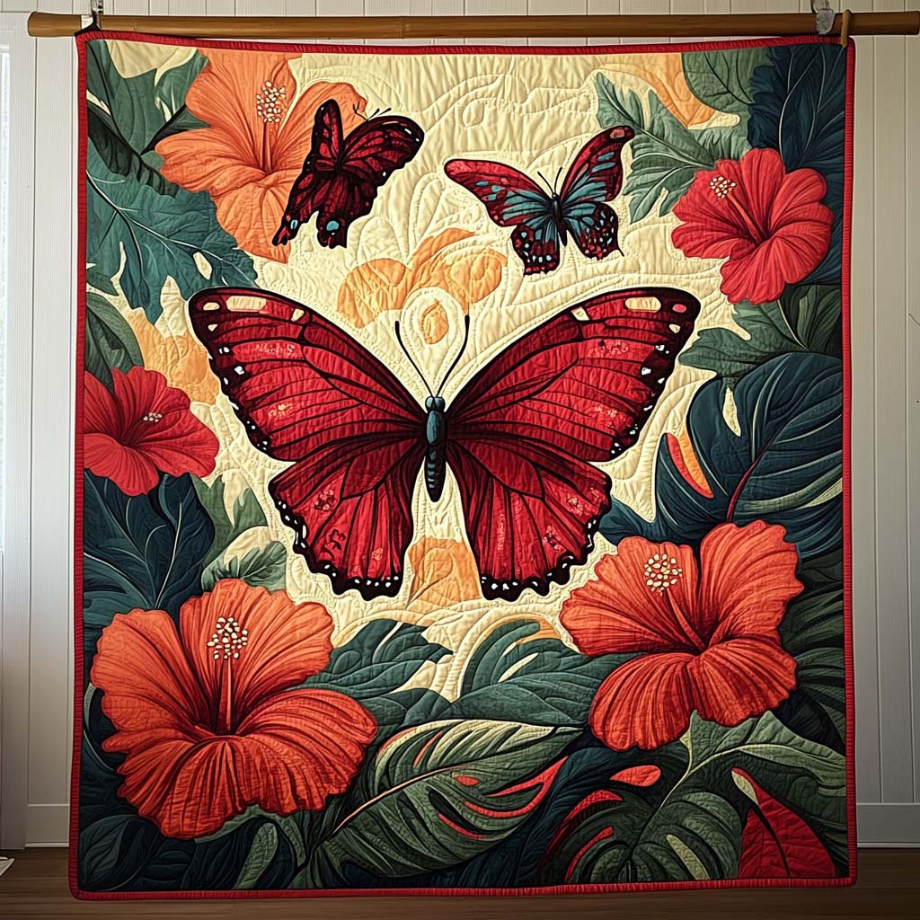 Butterfly Haven Kunst Quilt Ophæng NCU0NT844